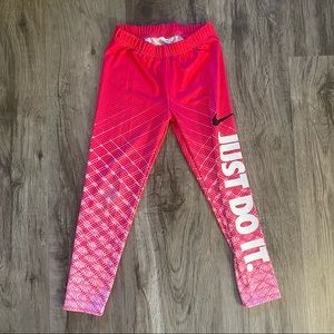 Nike Kids Pink Leggings